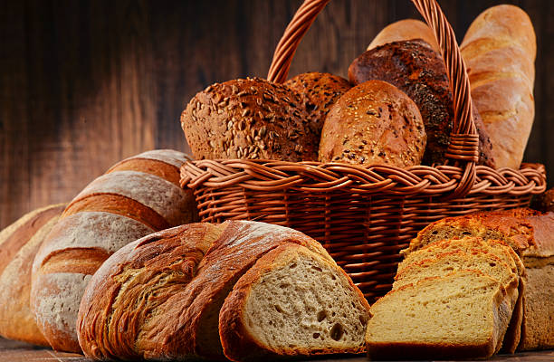 istock Composition with variety of baking products on wooden table 517275256