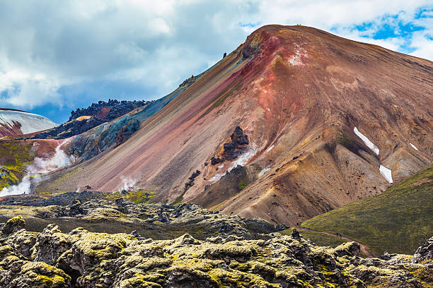 istock Multi-color rhyolitic mountains 517275696