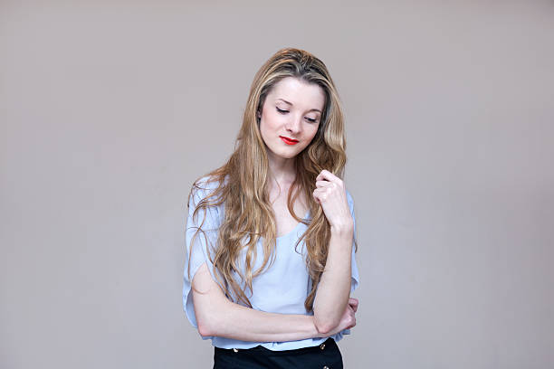 istock Shy Woman 517282600