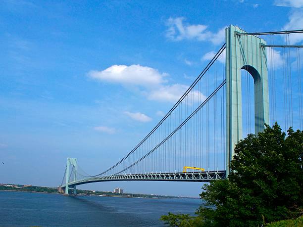 verrazano-narrows-brücke - zion narrows stock-fotos und bilder