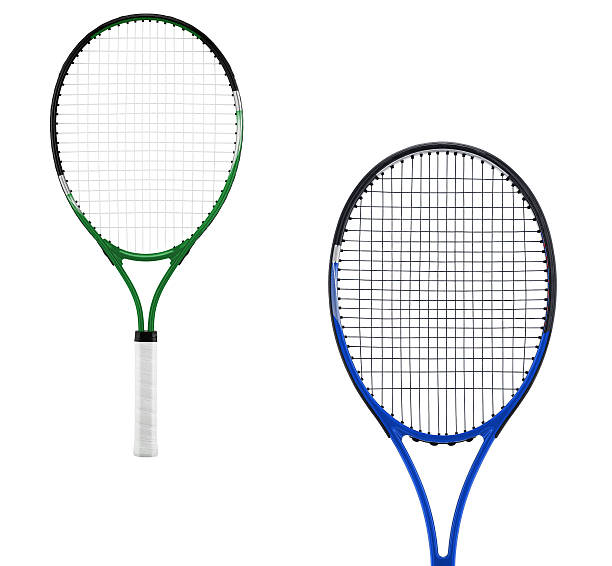istock Tennis racket, isolated on white 517286897