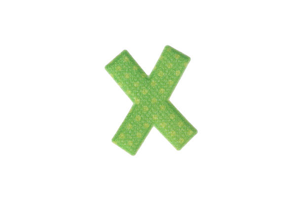 istock Alphabet X Isolated on White Background 517299378