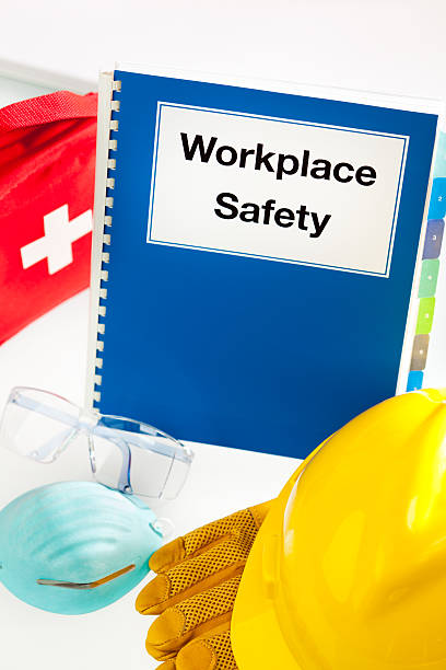 istock Workplace Safety Equipment and Handbook Manual Vertical 517303110