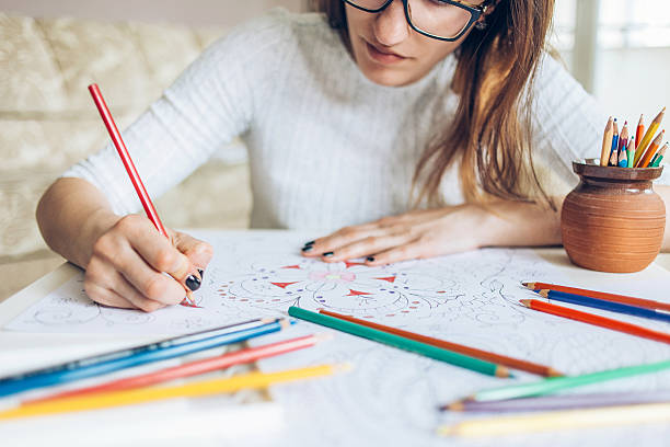 istock Coloring pages for adults 517304102