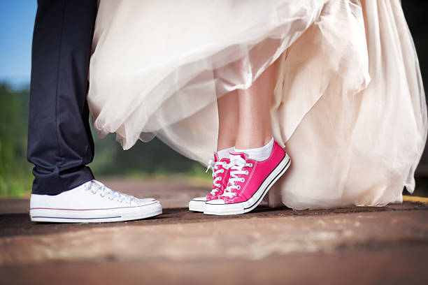 istock Wedding love in sneakers 517305754