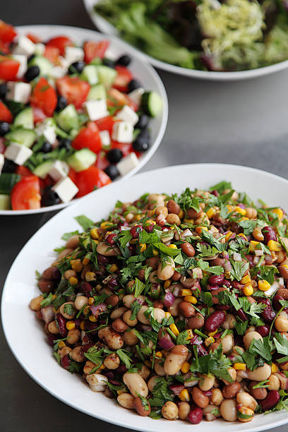 istock Trio of fresh salads 517306825