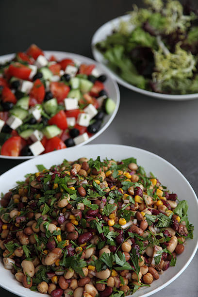 istock Trio of fresh salads 517306829