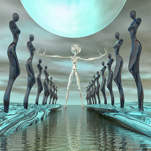 istock Alien welcomes the world 517306939