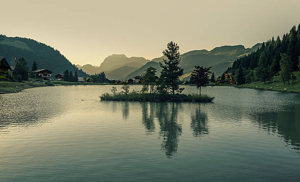 istock Countryside landscape in the Alps 517307388