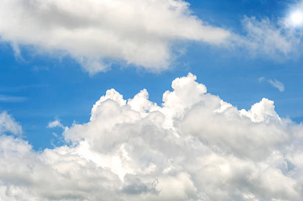 istock Beautiful white clouds in the sky 517309161