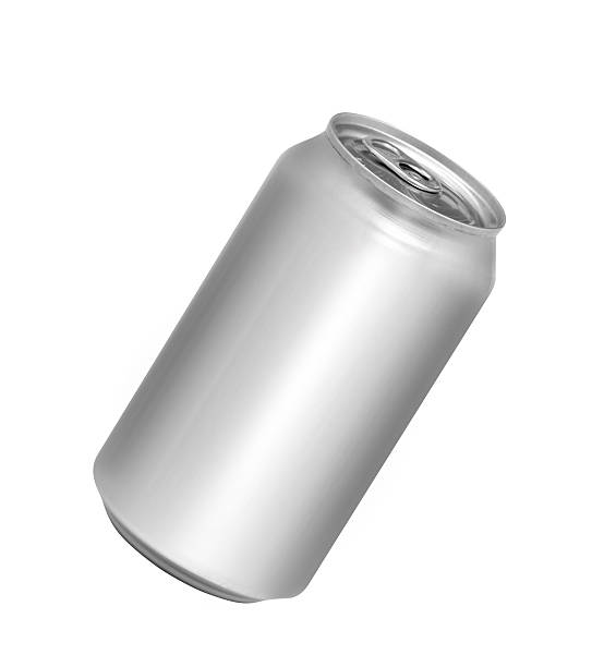 istock Blank aluminum soda can isolated 517309931