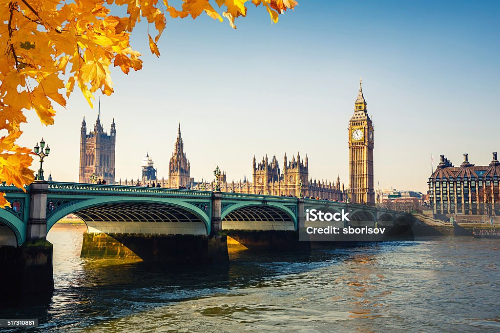 Big Ben and Houses of parliament, London Big Ben and Houses of parliament in London, UK London - England Stock Photo