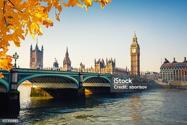 Big Ben And Houses Of Parliament London Stock Photo - Download Image Now - London - England, Autumn, Big Ben