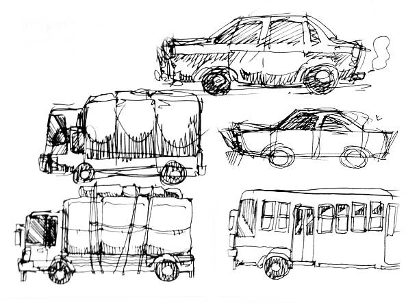istock cars and vehicle drawing illustration 517311341