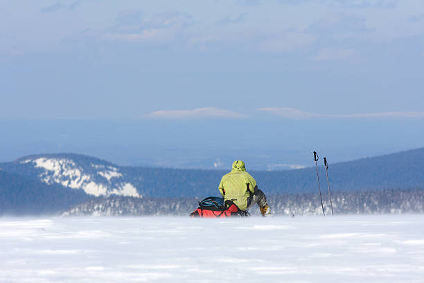 istock traveler in the mountains during rest 517312160