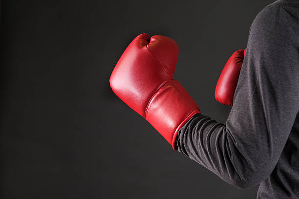istock man with boxing gloves .Photo for magazine ,or design work 517312896