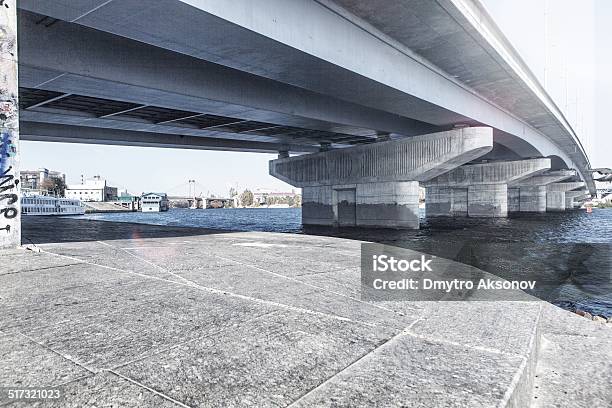 Embankment Near Bridge Stock Photo - Download Image Now - Architecture, Autumn, Bridge - Built Structure