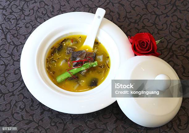 Simmered Sea Cucumber Stock Photo - Download Image Now - Asian Culture, Asian and Indian Ethnicities, Asparagus