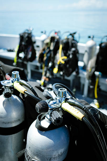 istock Diving Oxygen Tank on Boats 517321675