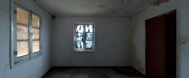 istock Window with radiographs in abandoned house 517322321