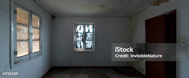 Window With Radiographs In Abandoned House Stock Photo - Download Image Now - Abandoned, Dark, Domestic Life