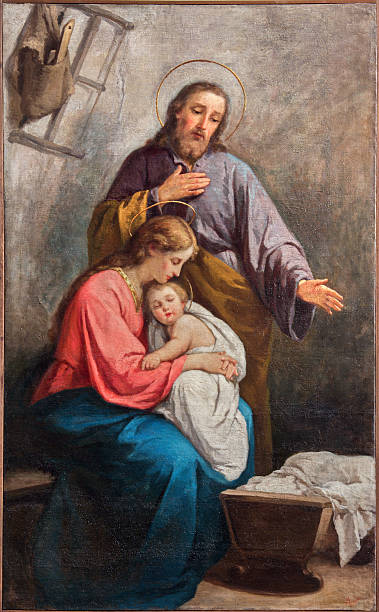 istock Bergamo - The paint of Holy Family 517323843