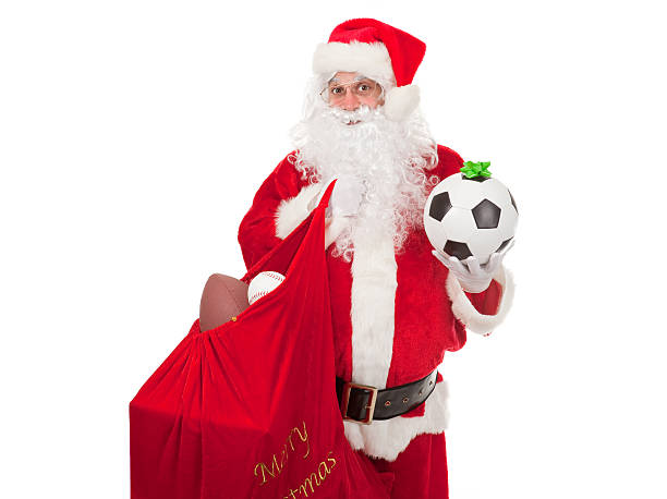istock Santa Claus With Toy Sack 517324483
