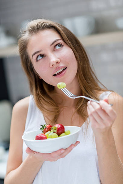 istock Healthy eating woman thinking 517325017