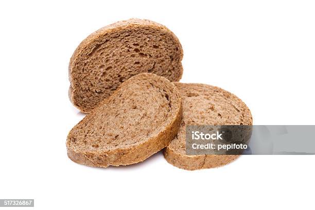 Zwei Scheiben Brot Stockfoto und mehr Bilder von Braun - Braun, Brotscheibe, Brotsorte