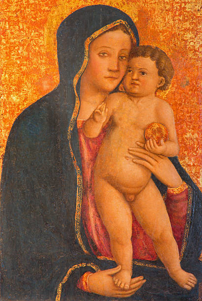istock Padua - The paint of Madonna in Duomo 517328627