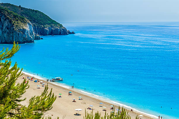 istock Milos beach on Lefkada island, Greece. 517334634