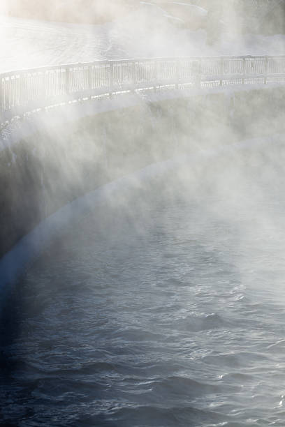 istock Water vapor illuminated by sunlight 517335950
