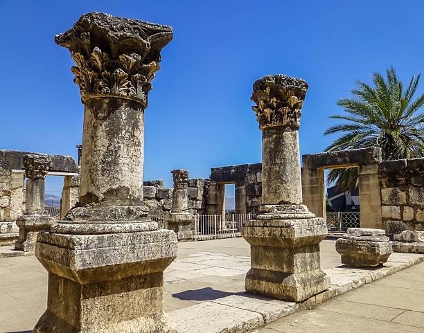 istock Ruins of synagogue in Capernaum, Israel 517338768