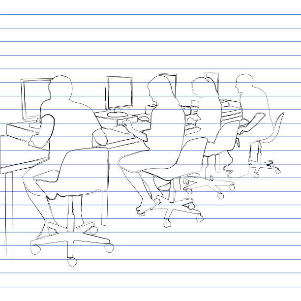 2,400+ High School Student Computer Stock Illustrations, Royalty-Free ...
