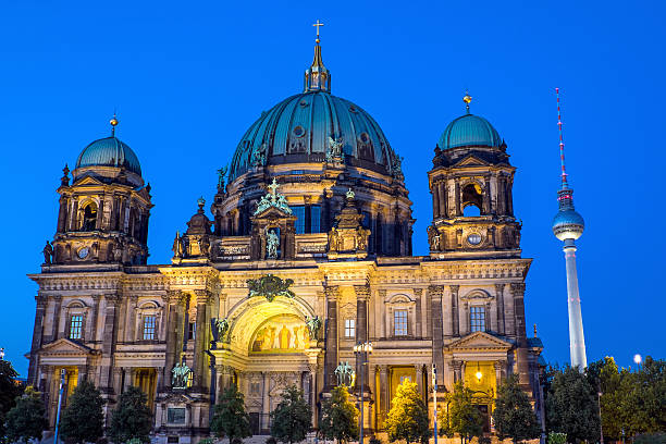 istock Dom and TV Tower in Berlin at night 517340445