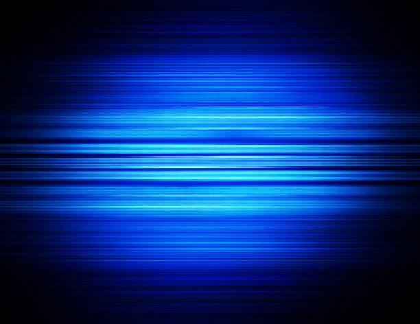istock digitally generated image of blue light and stripes background 517340784