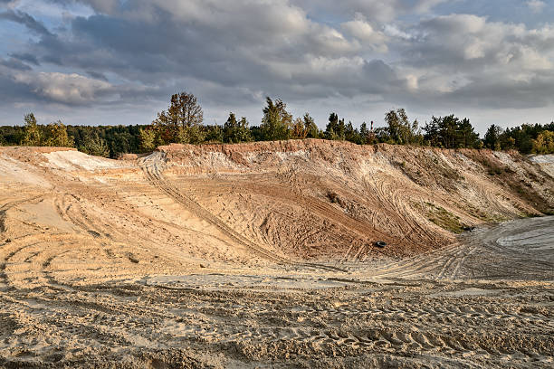 istock Sand quarry in the early autumn. 517341275