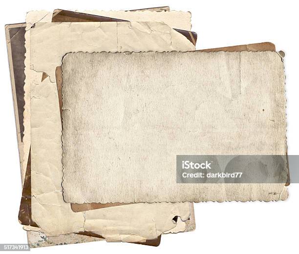 Bunch Of Old Photos Background Stock Photo - Download Image Now - Abstract, Ancient, Antique