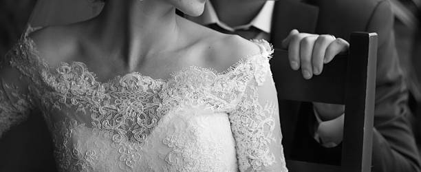istock Young newlywed caucasian couple. 517343119