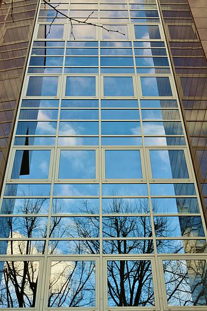 istock Glass facade of modern office building 517343258