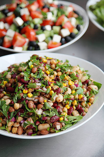 istock Trio of fresh salads 517345143
