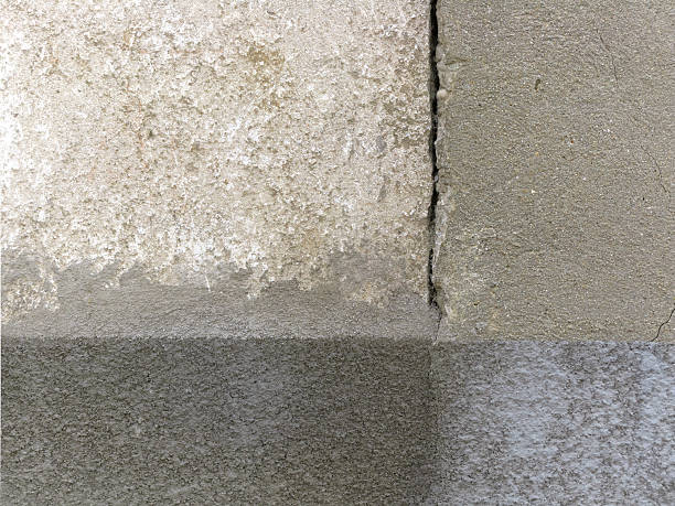 istock Old  painted wall  divided into four parts 517345239