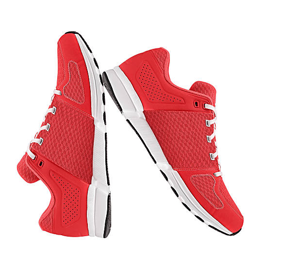 istock red womens sport shoes 517346231
