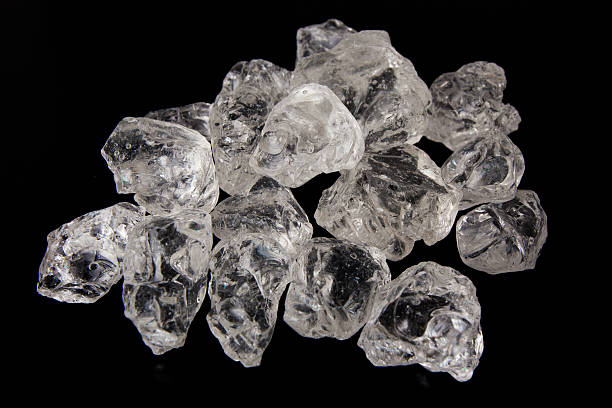 istock Beautiful Ice cubes. White crystals 517348107