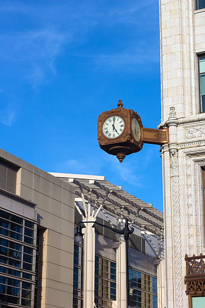 istock Clock on the corner of historic building in Washington DC. 517361991