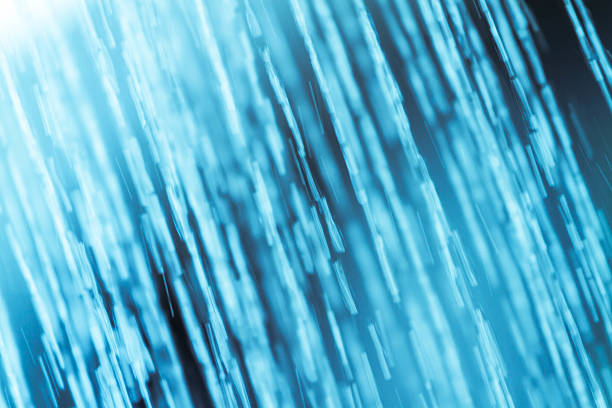 istock water from shower in blue tone 517362439