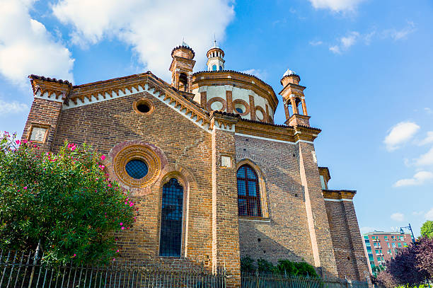 Basilica of Sant’Eustorgio stock photo