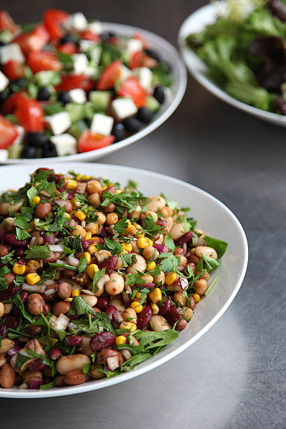 istock Trio of fresh salads 517364729