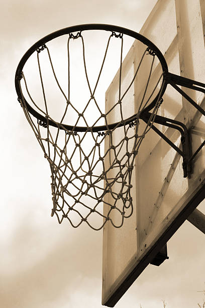 istock Basketball hoop against on the sky 517366005