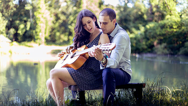 istock Happy love couple outside 517368692